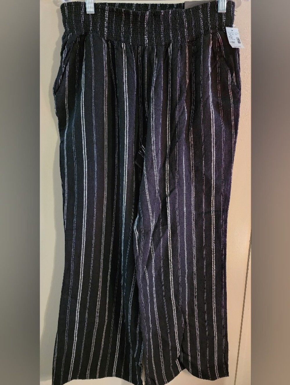 NWT Maurices Wide Leg High Rise Pants Short Length Sz L